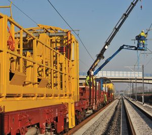 Approximately 3,024km of the 3,592km of rail lines on the Belgian network are electrified