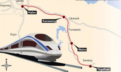 Testing begins on the Jakarta-Bandung project in Indonesia