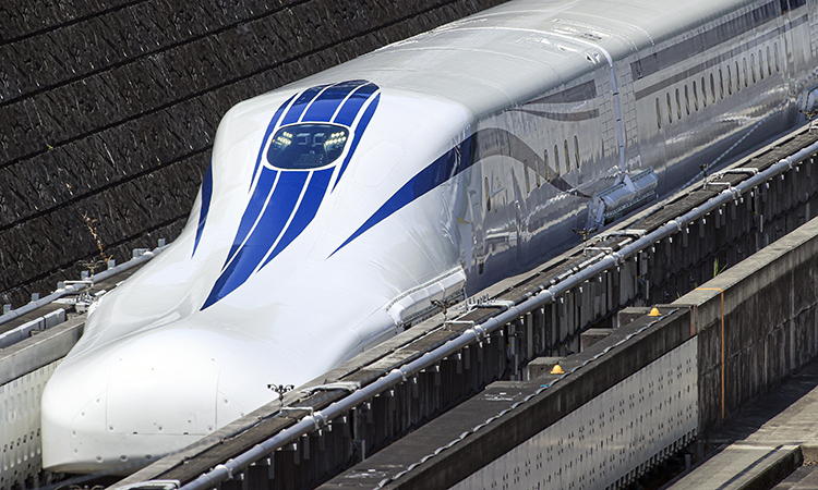 Central Japan Railway’s improved version of the Series L0 SCMAGLEV train.