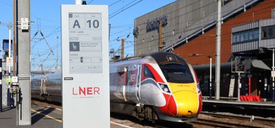 LNER Doncaster digital screen trial image