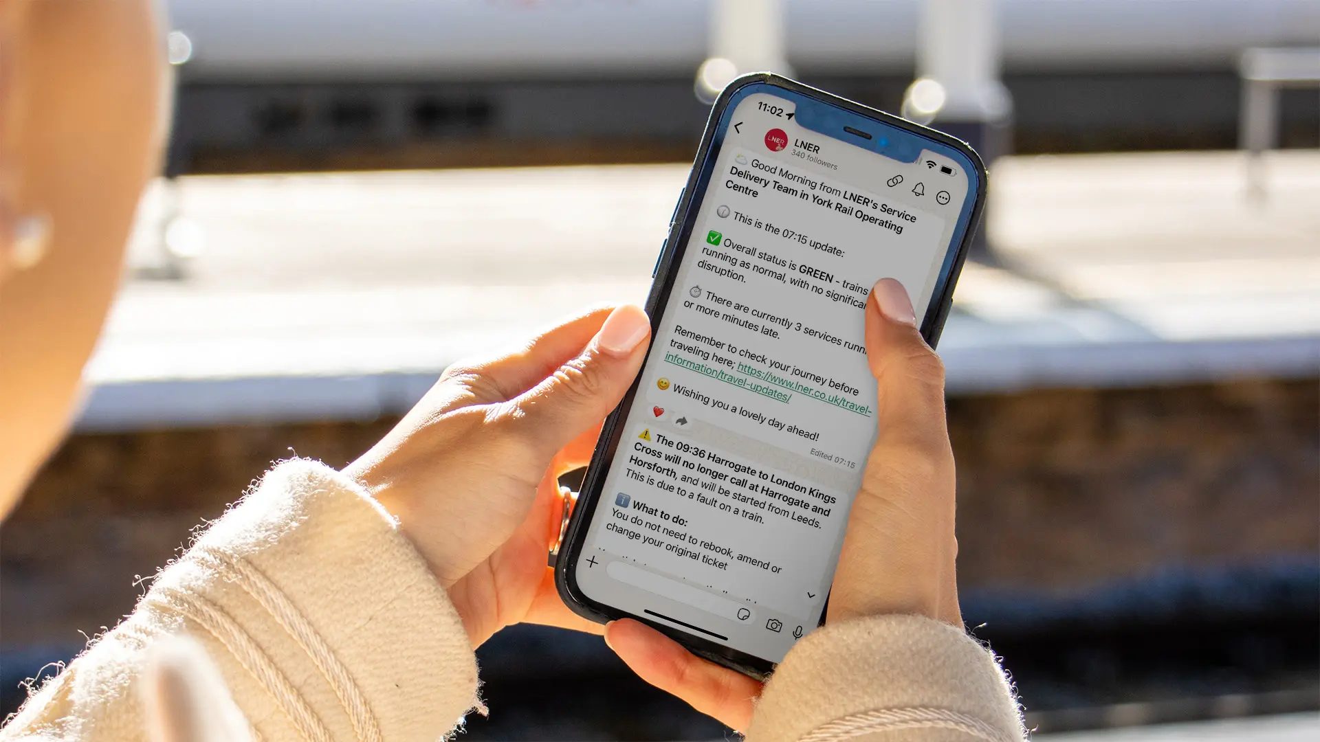 LNER launches WhatsApp channel to deliver passengers real-time travel updates