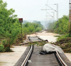 Serbia Railways Flooding