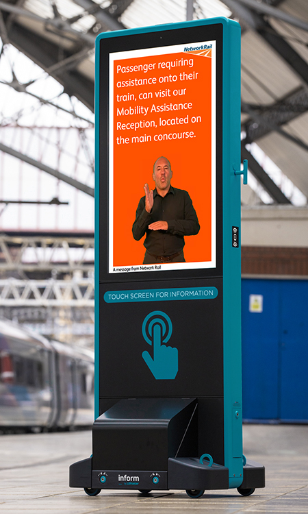 London Euston BSL screens