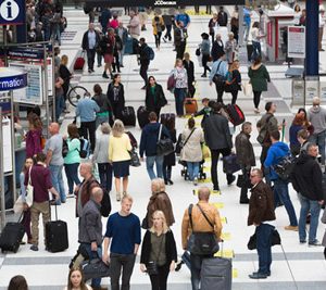 London railway stations most heavily used in Britain