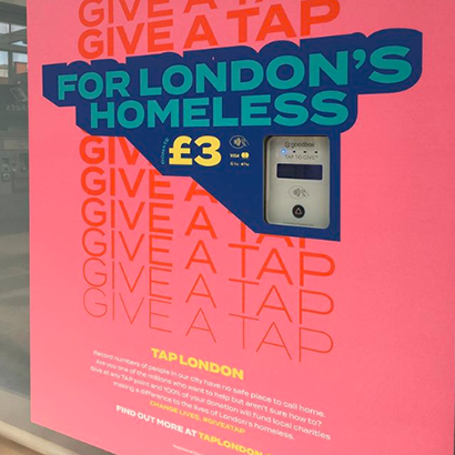 A homeless initiative in London by Network Rail