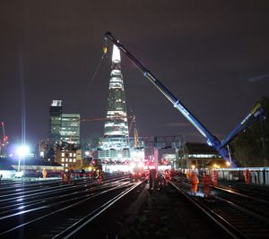 Huge signal gantry