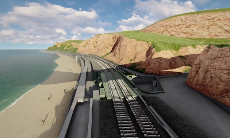 Network Rail unveils plans to protect south west rail line