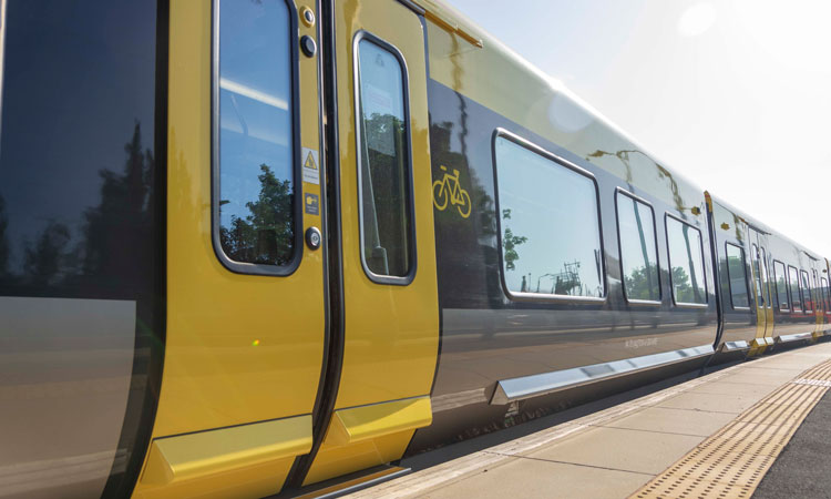 New 777 train at Birkenhead North station.