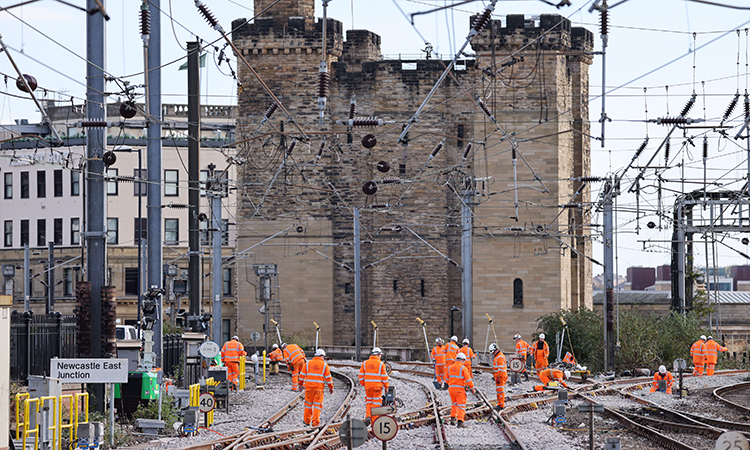 Newcastle track upgrade