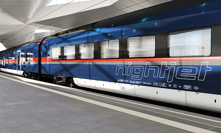 ÖBB unveils exterior design of the new generation of Nightjet