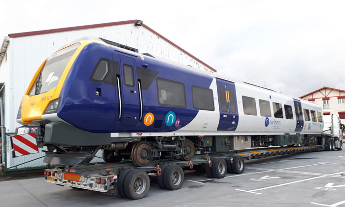First new Class 195 Northern train heads for track testing