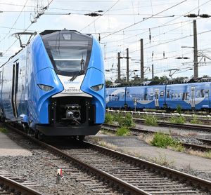 The double-decker Desiro HC (High Capacity) train