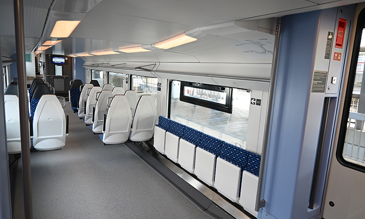 Train interior