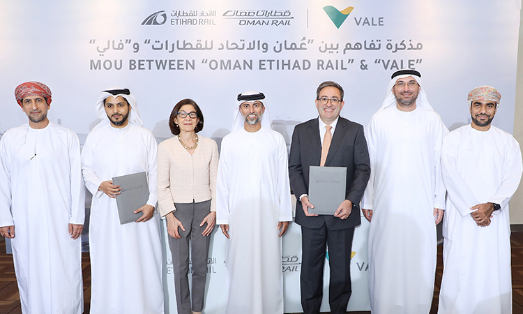 Oman Ethad Rail and Vale MoU 