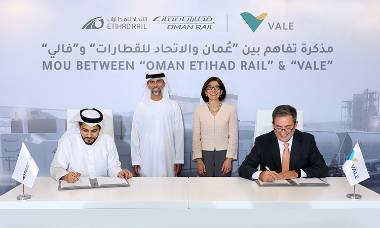 Oman Ethad Rail and Vale MoU