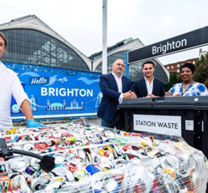 GTR launches new recycling initiative at Brighton train station