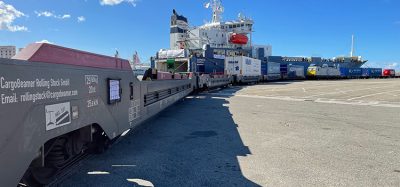 CargoBeamer operating the test train between Marseille and Calais