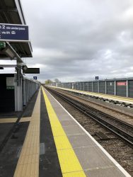 Platform 1 at Thanet Parkway station