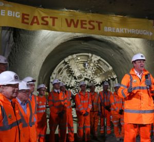 Prime Minister and Mayor of London celebrate completion of Crossrail's tunnelling marathon