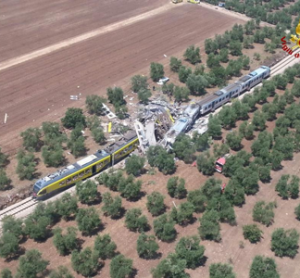 Rail collision southern italy