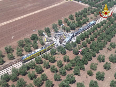 Rail collision southern italy