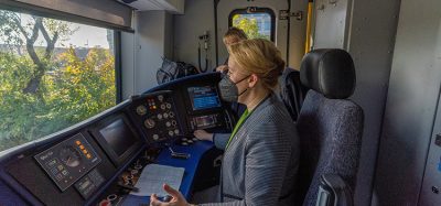 Governing Mayor of Berlin Franziska Giffey in the new Berlin S-Bahn