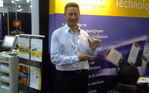 Richard Gobee with Award 3 - OEM Technology Solutions