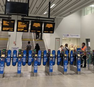 Romford station's new entrance hall