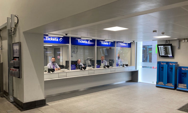 Romford station's new ticket office