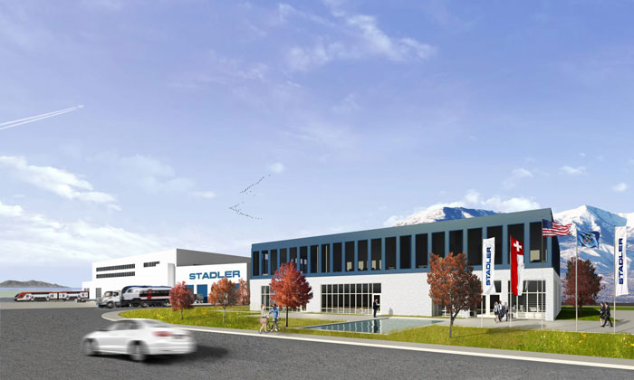 New Stadler plant in Salt Lake City, USA