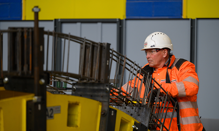 STRABAG factory in Hartlepool begins casting tunnel segments for HS2 London tunnels (2)