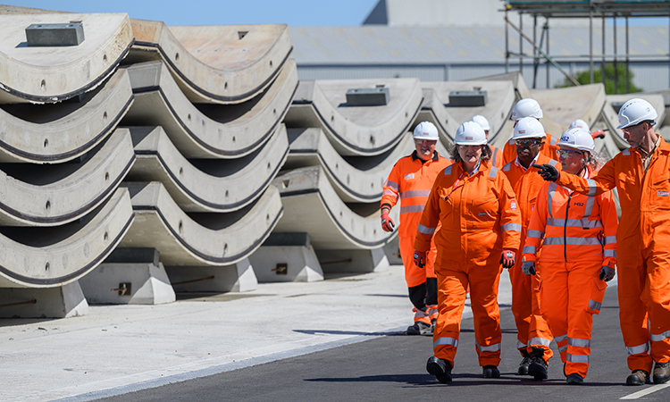 STRABAG factory in Hartlepool begins casting tunnel segments for HS2 London tunnels