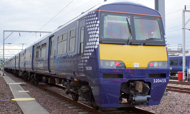 ScotRail unveils first refurbished Class 320 trains for cross-Glasgow services