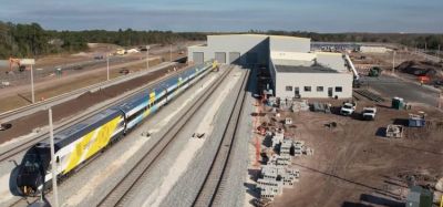 Brightline welcomes first Bright Blue 2 train in Orlando
