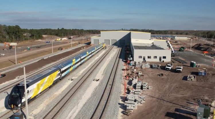 Brightline welcomes first Bright Blue 2 train in Orlando