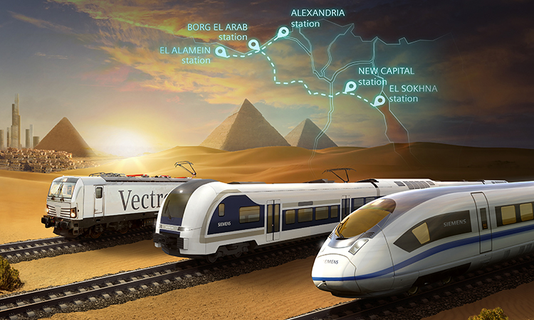 Siemens Mobility to design, install and commission first high-speed rail network in Egypt