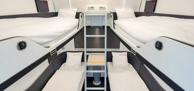 Interior of the Nightjet