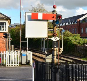 Signalling outside Truro station