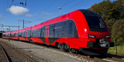 Stadler Rail FLIRT intercity trains