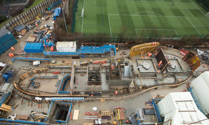 New images show the progress made to the Elizabeth line above ground