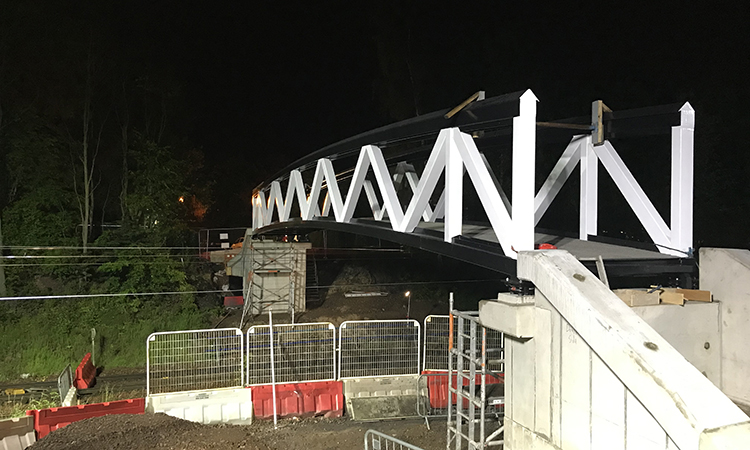 Strathbungo Footbridge installation