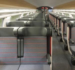 Interior designs of the new TGV Océane revealed
