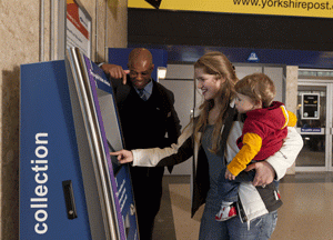 ToDler machine at Harrogate station