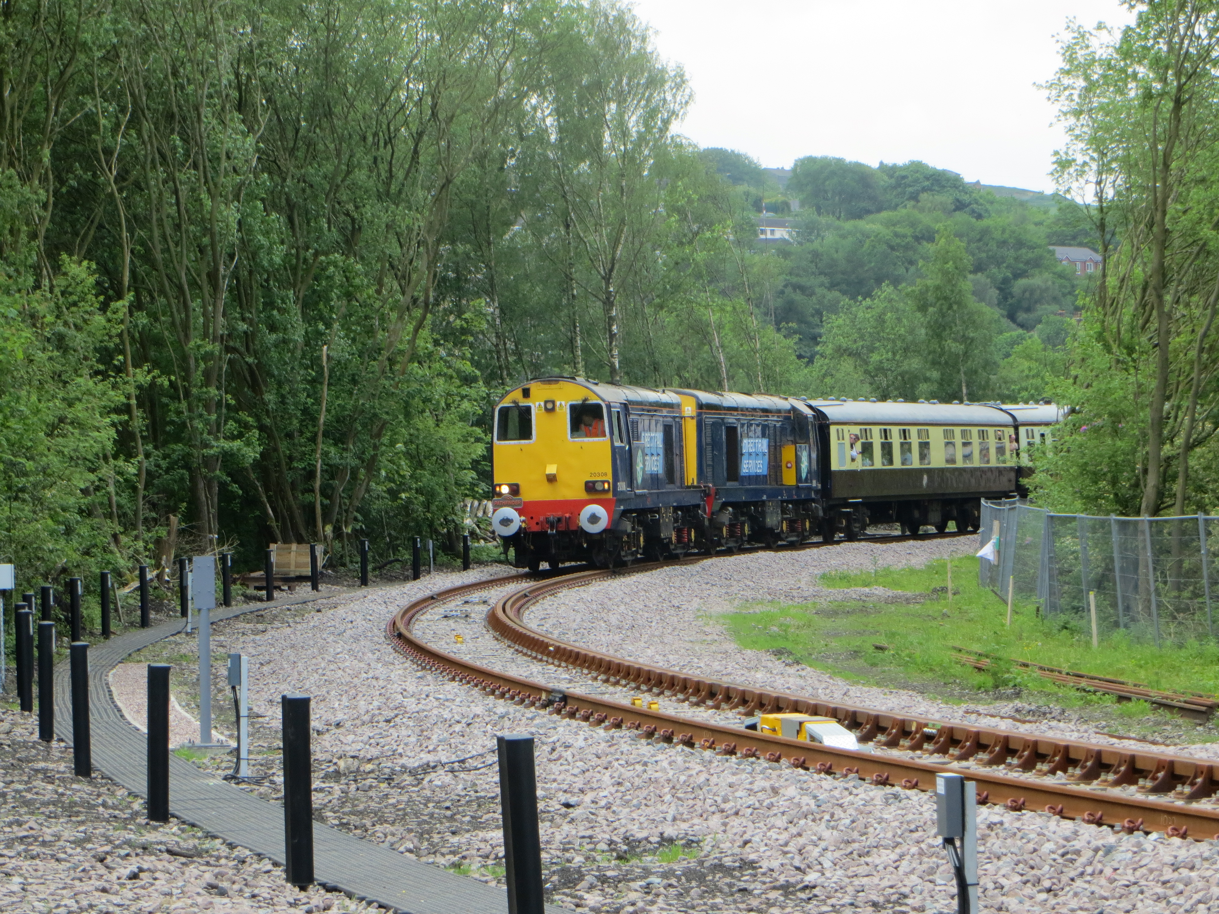 Todmorden Curve railway line opens for the first time in 40 years