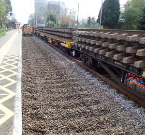 Track replacement at Cantley