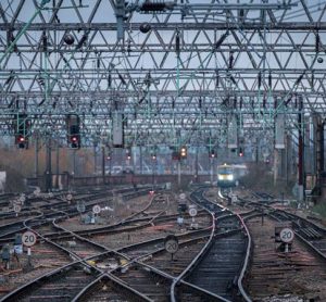 Tracks at Manchester Piccadilly Station