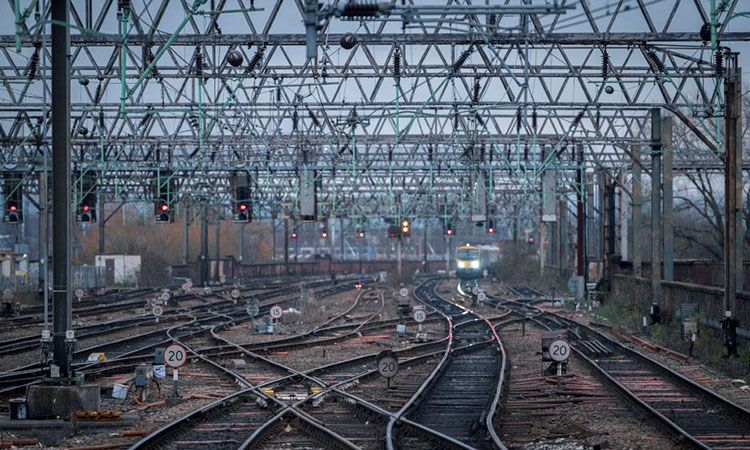 Tracks at Manchester Piccadilly Station