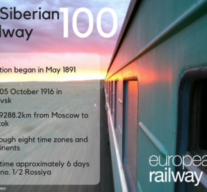 Trans-Siberian Railway Celebrates 100 Years