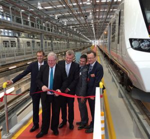 Transport Secretary opens Thameslink Three Bridges depot