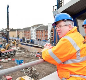 Transport Secretary views progress on Crossrail construction